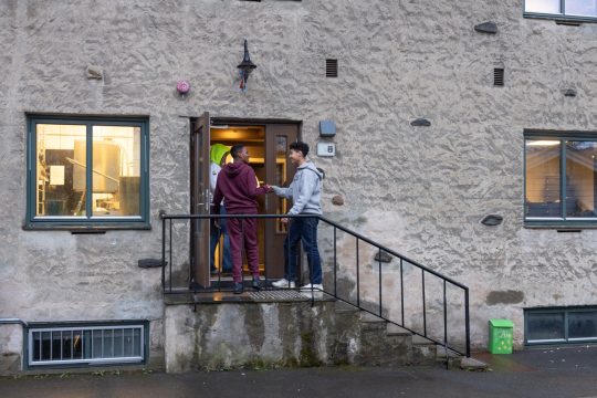 Ungdom fritidsklubb utenfor